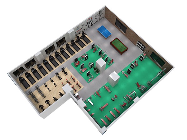 1000平方健身房配置方案-广西米兰·(milan)中国健身器材有限公司 1000平方健身房配置方案-广西米兰·(milan)中国健身器材有限公司